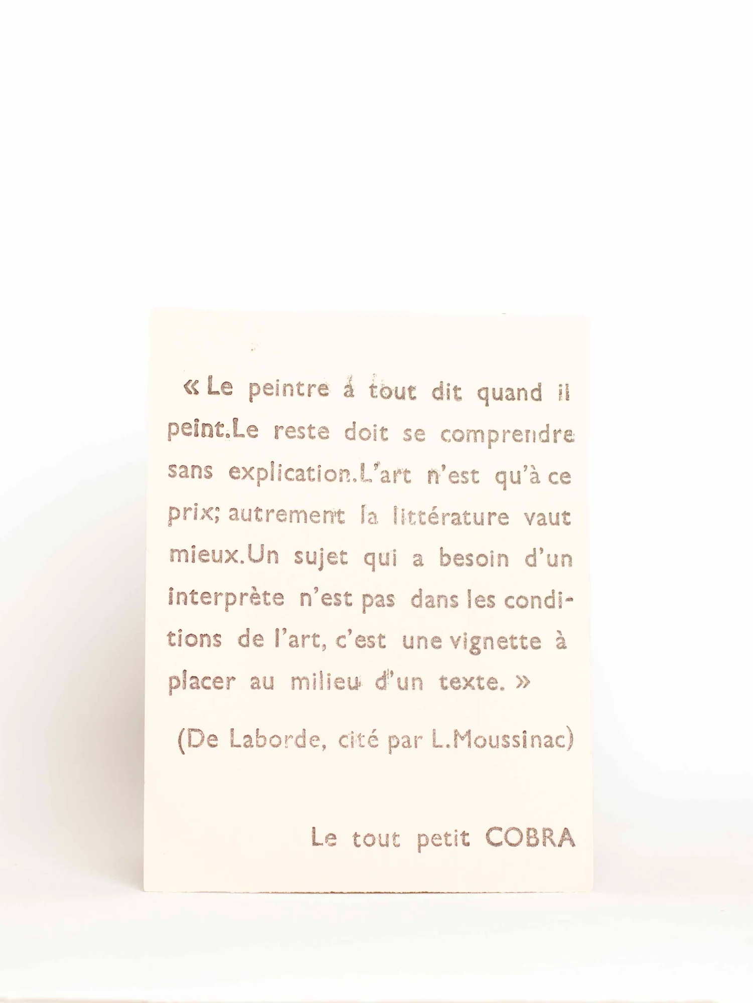 LE PETIT COBRA. — Le Petit Cobra. N° 4. (Réf. 26035)